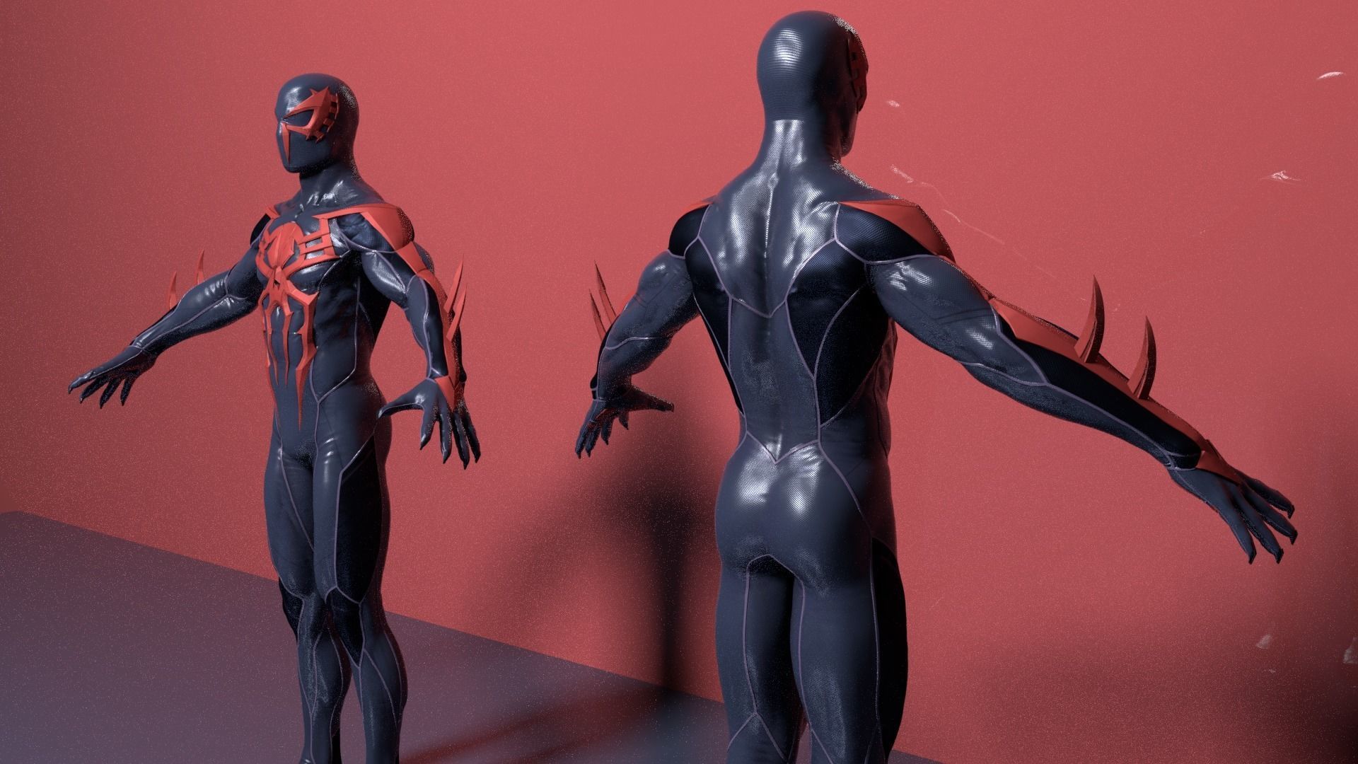 SPIDERMAN 2099 3D model_5