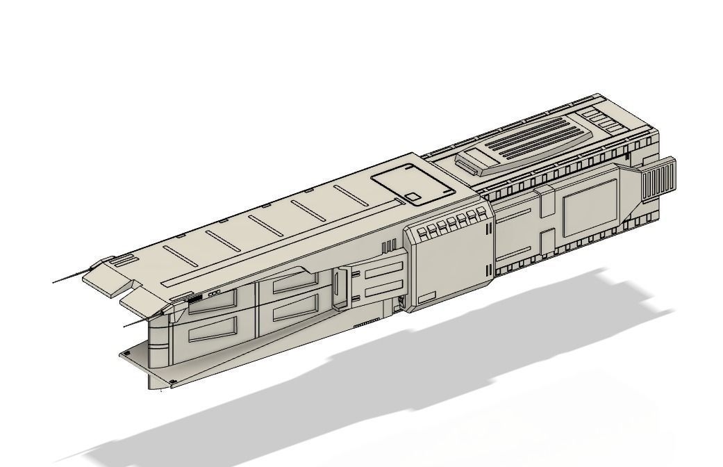 1l1700 Gundam battleship Salamis kai 3D print model_3