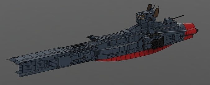 1l1700 Gundam battleship Salamis kai 3D print model