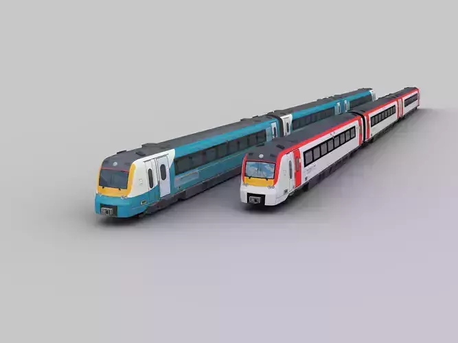 Class 175 Train Low-poly 3D model