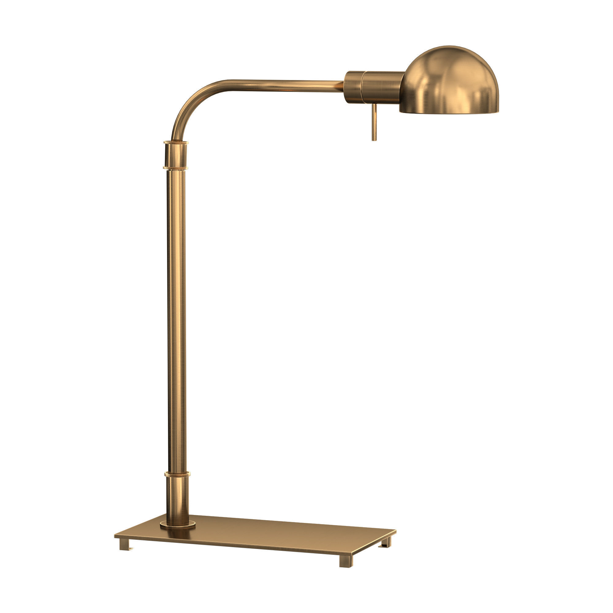 OSBORNE DOME SHADE TASK TABLE LAMP 3D model_2
