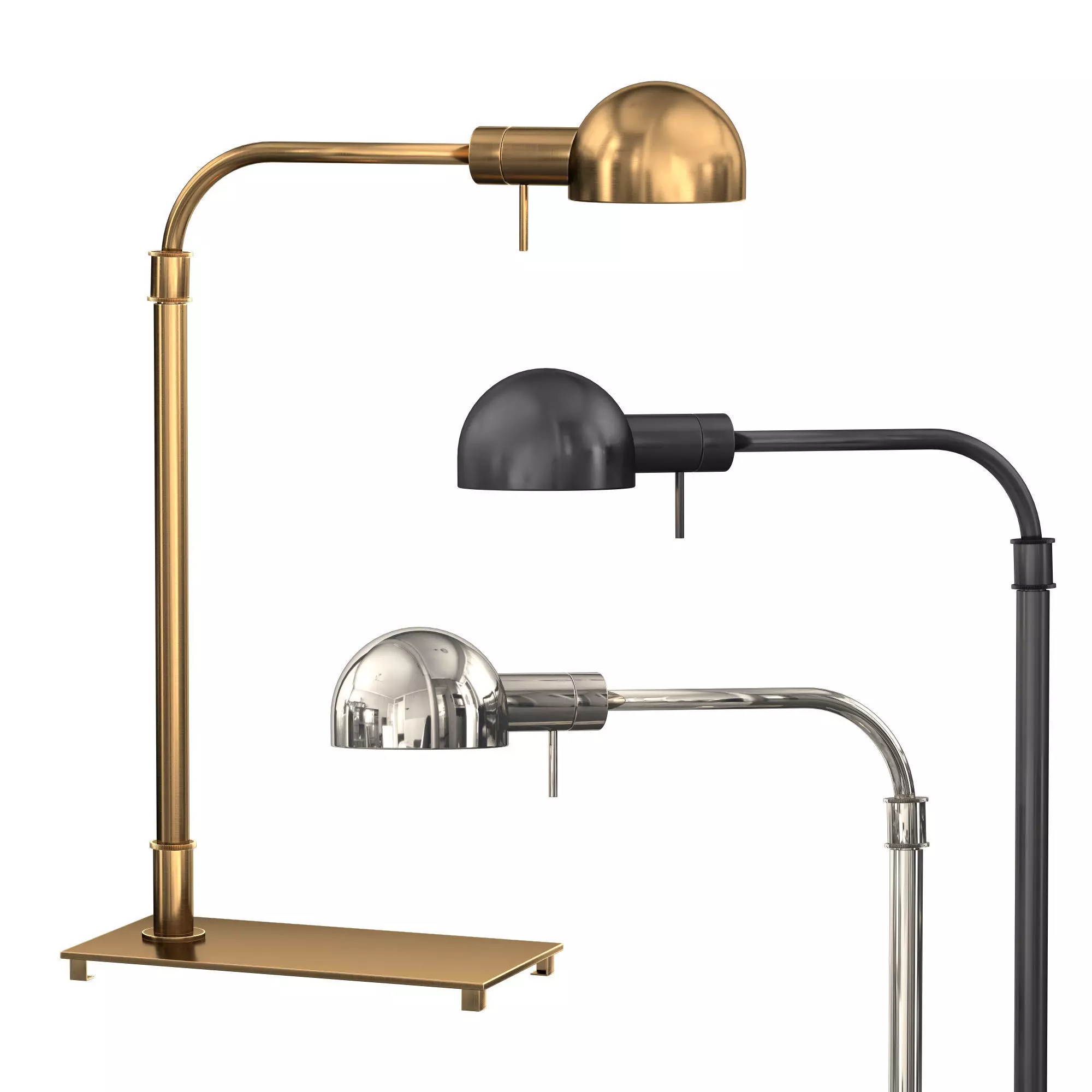 OSBORNE DOME SHADE TASK TABLE LAMP 3D model_0