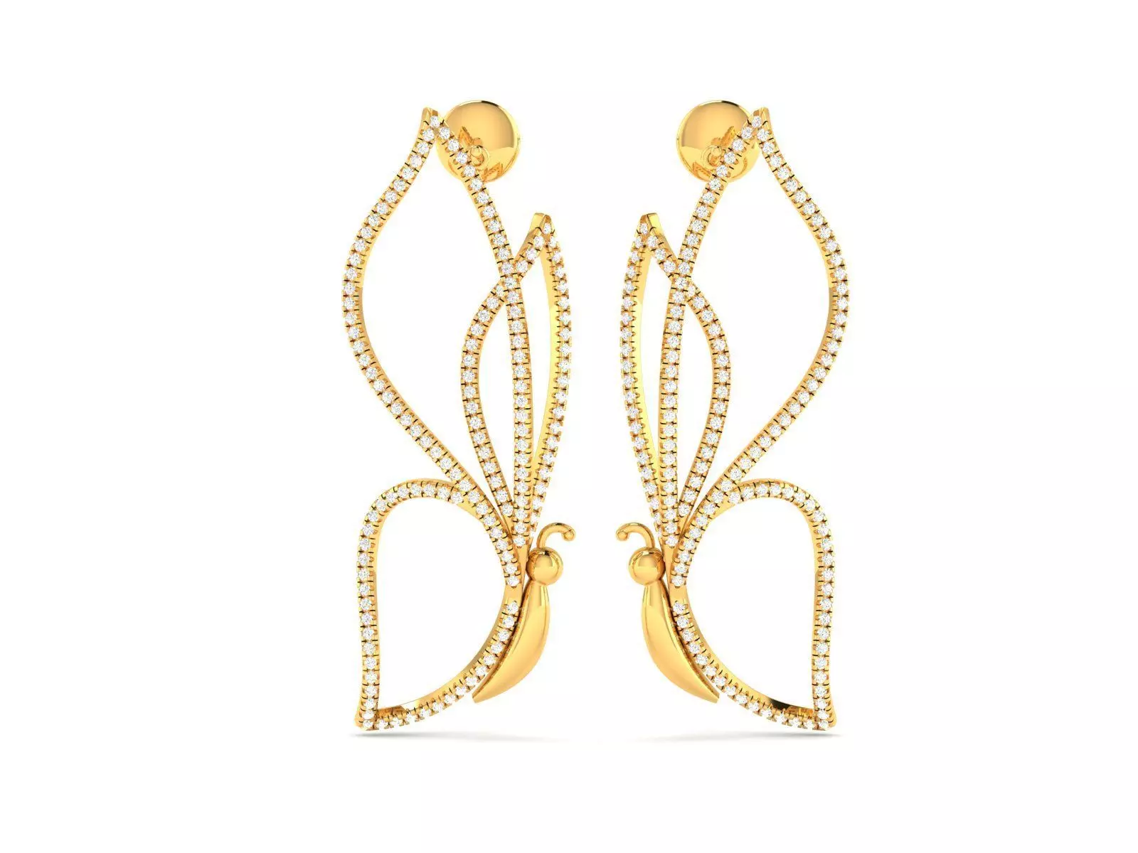 Earrings - 8766 3D print model