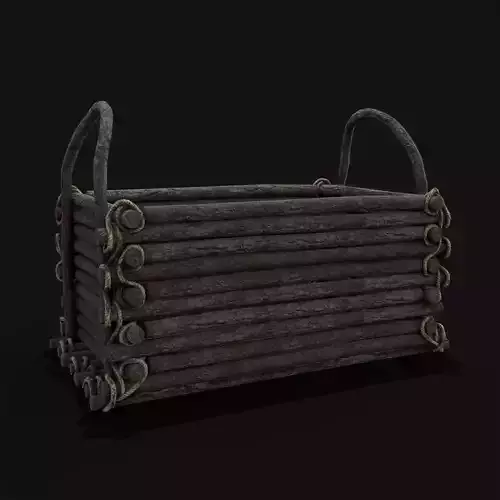 Primitive Stick Made Basket