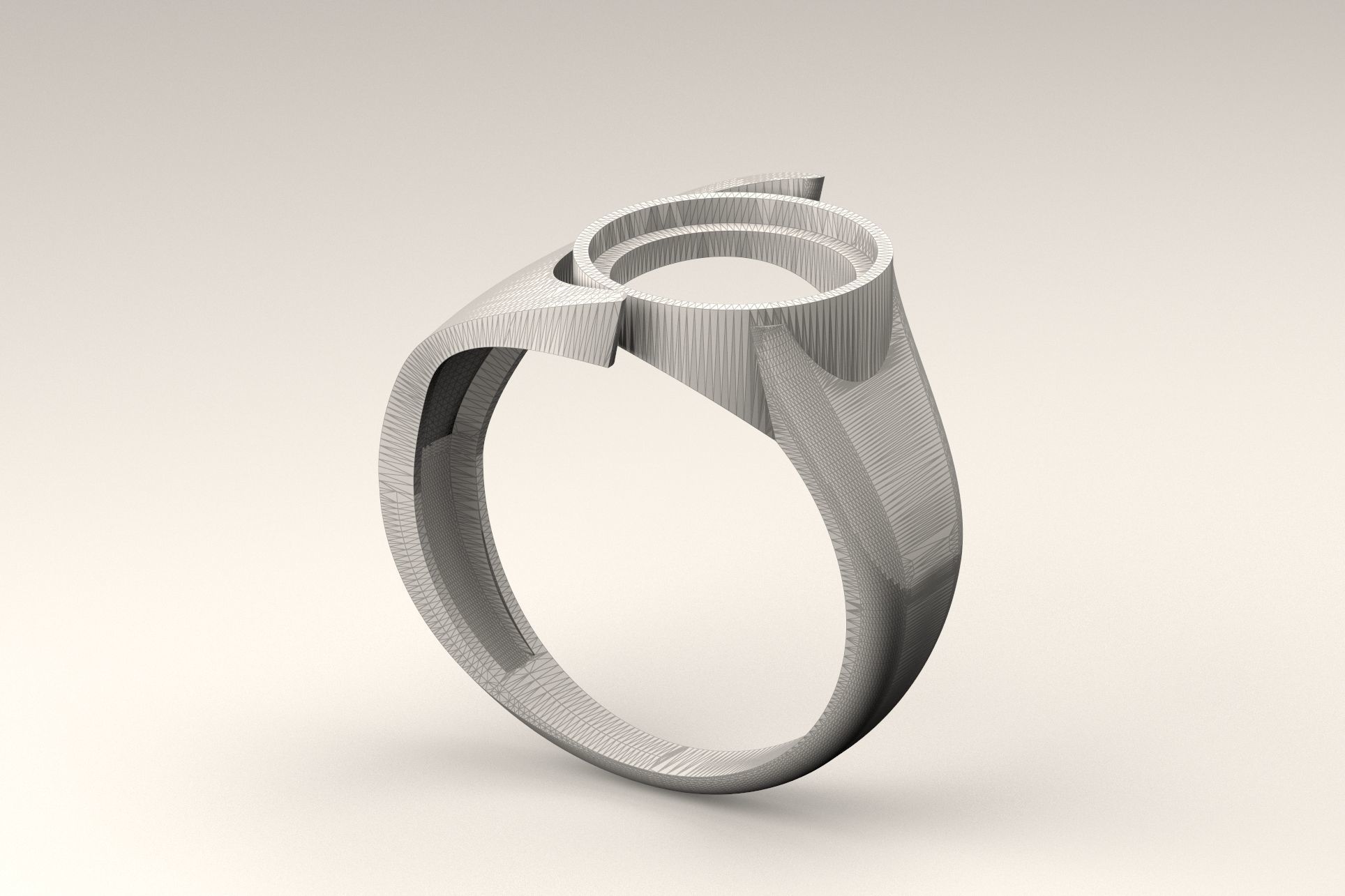 Pearl Ring R 149 3D print model_5