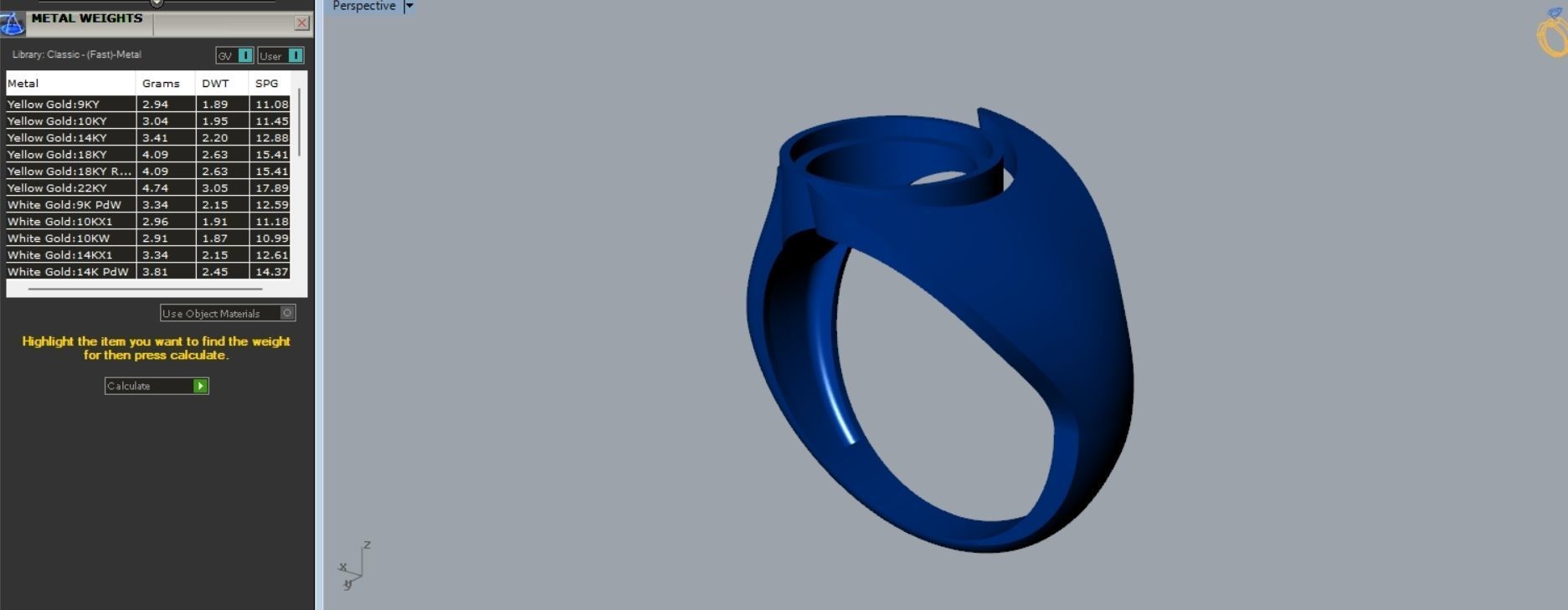 Pearl Ring R 149 3D print model_3