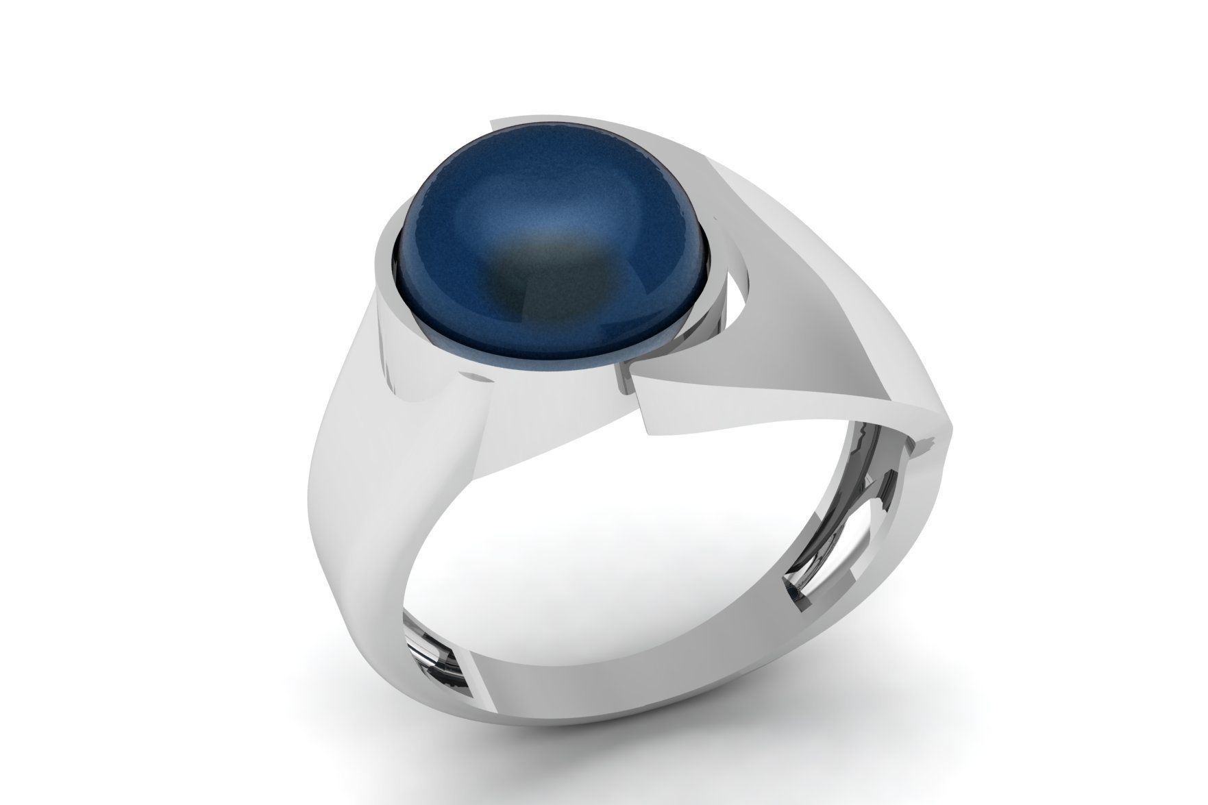 Pearl Ring R 149 3D print model_2