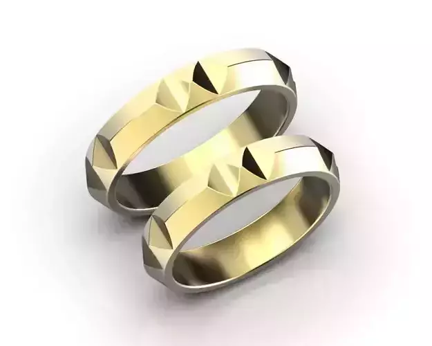 wedding rings set 