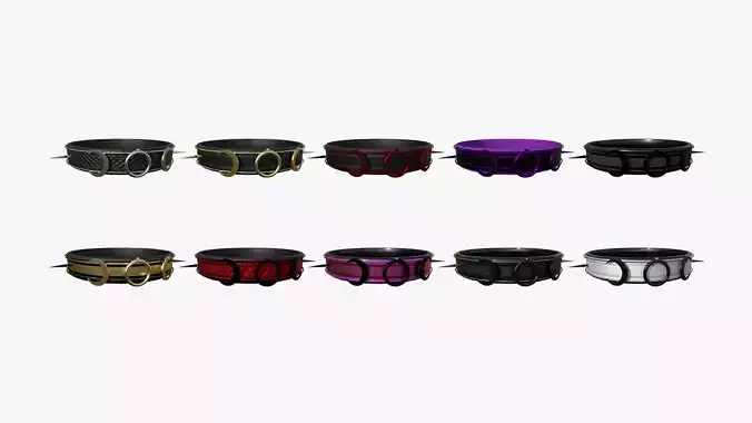 10 Gothic Collar I Collection - Character Fashion Design 