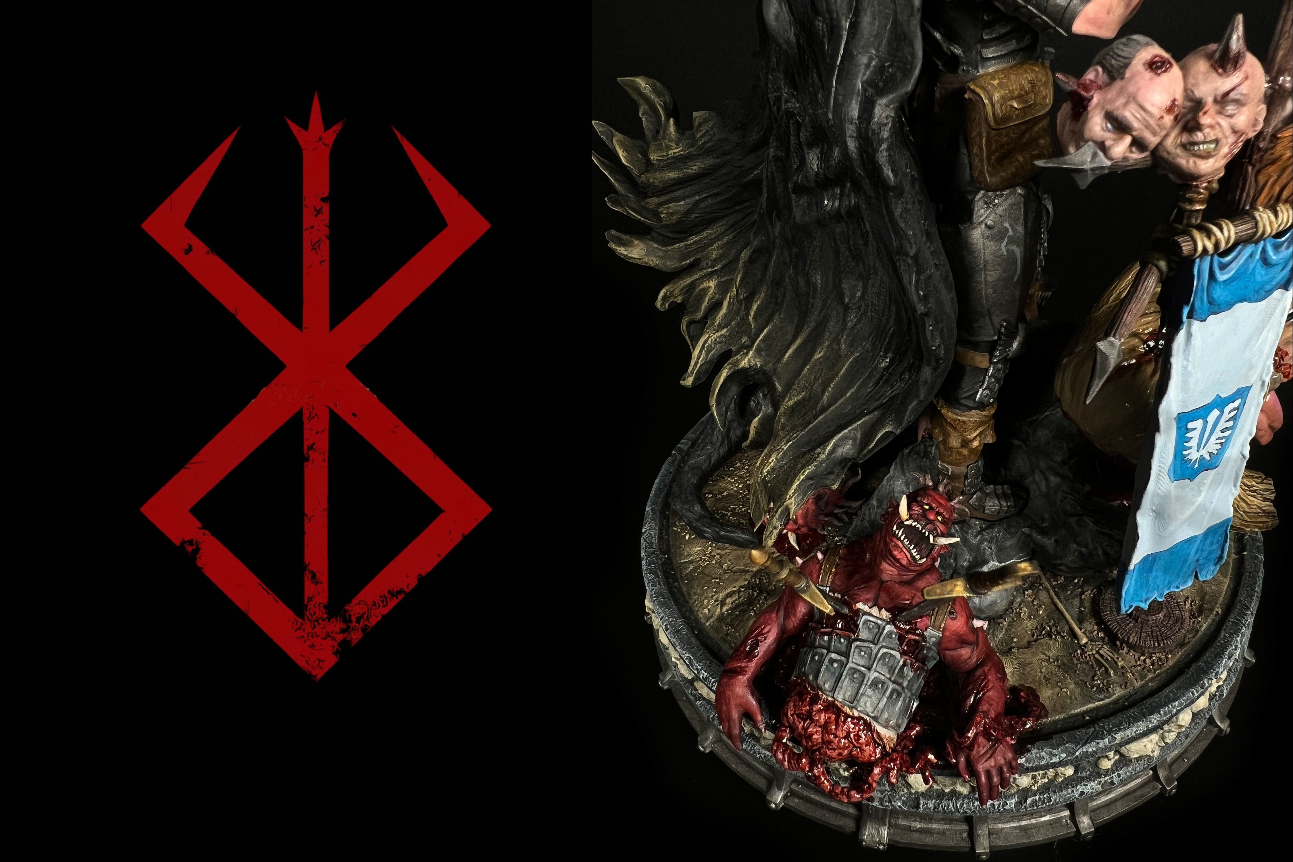 Berserk - Guts Diorama 3D print model_3