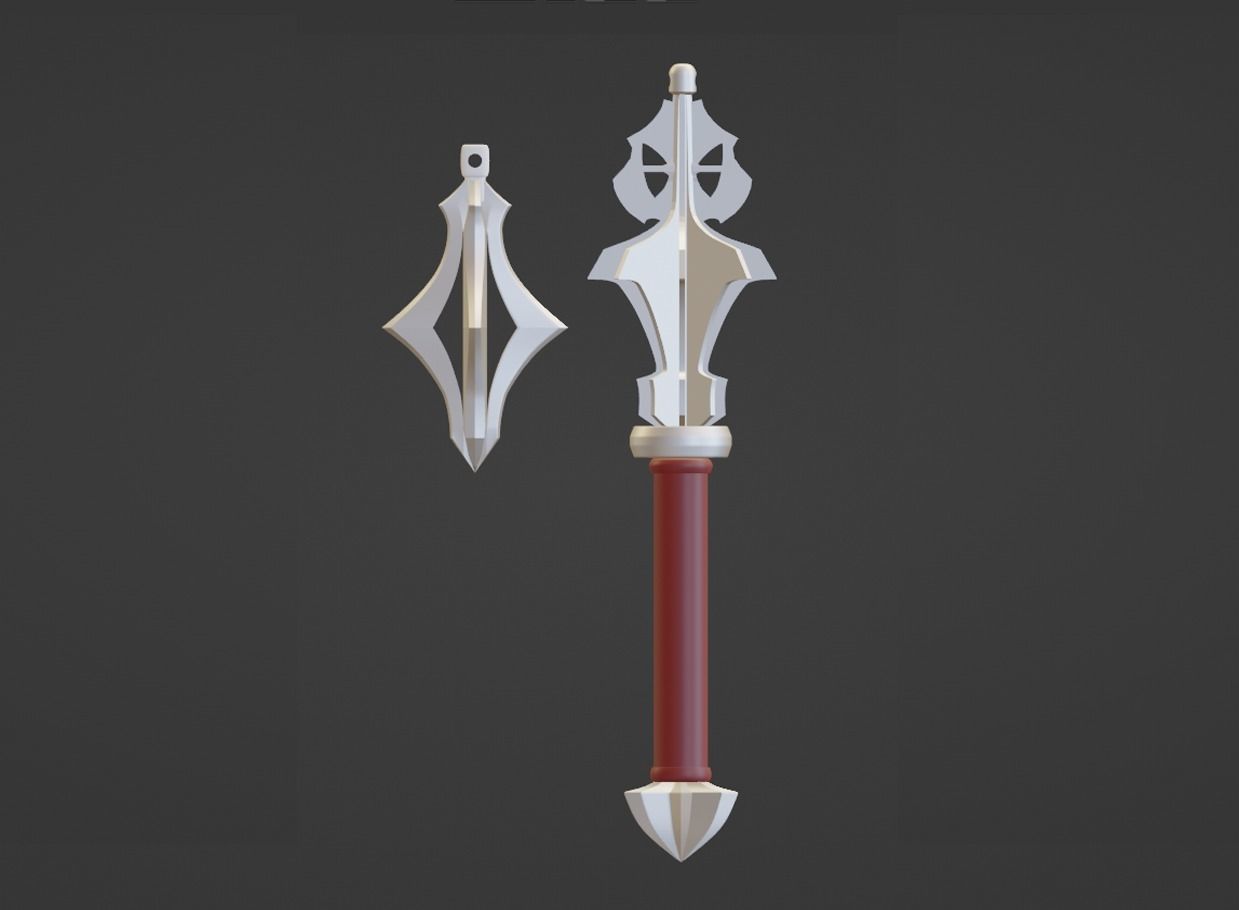 Morning star Trevor Belmont Castlevania 3D print model_1