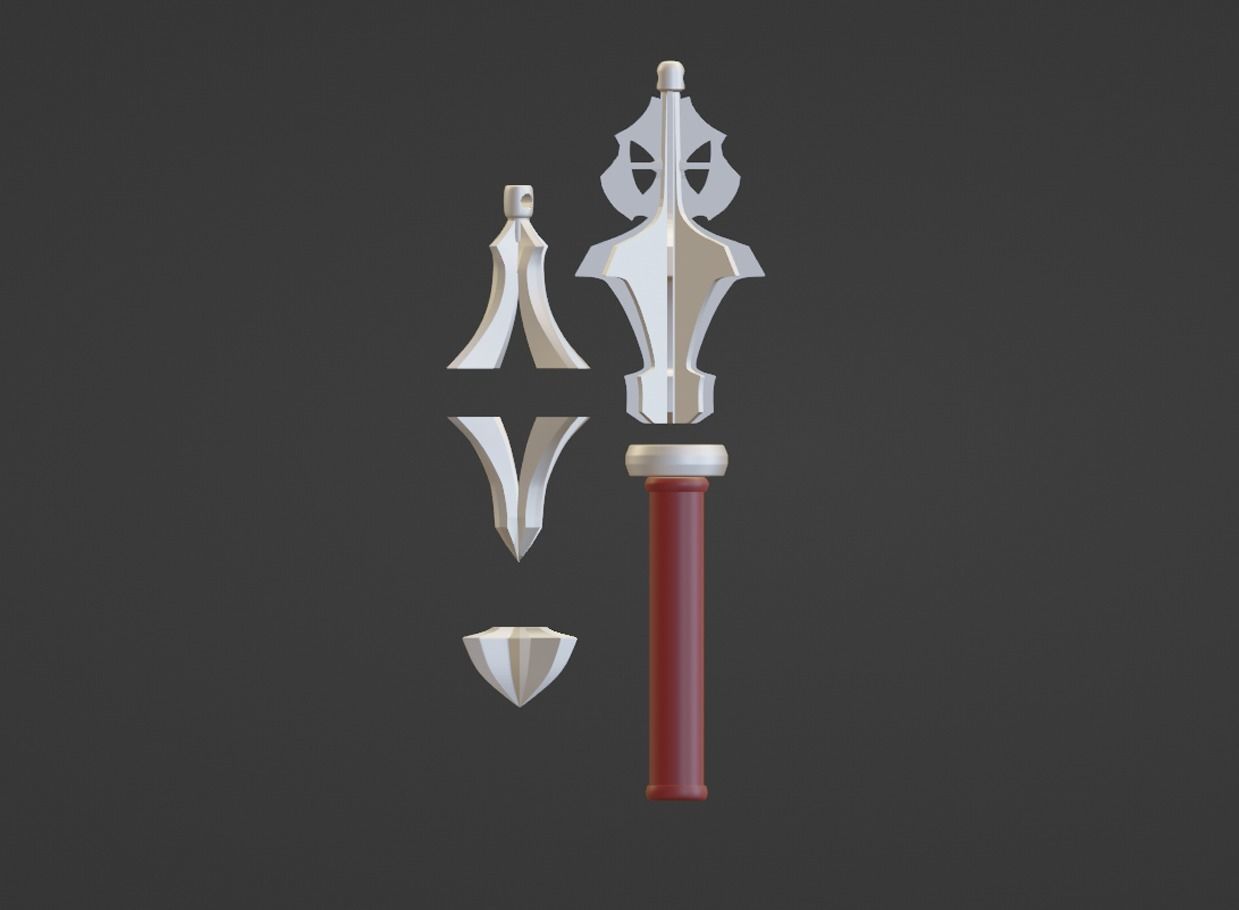 Morning star Trevor Belmont Castlevania 3D print model_8