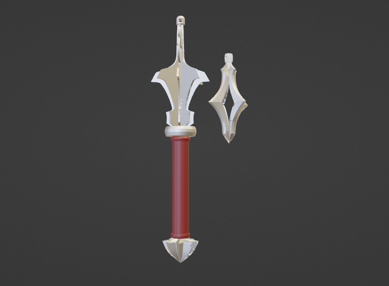 Morning star Trevor Belmont Castlevania 3D print model_5