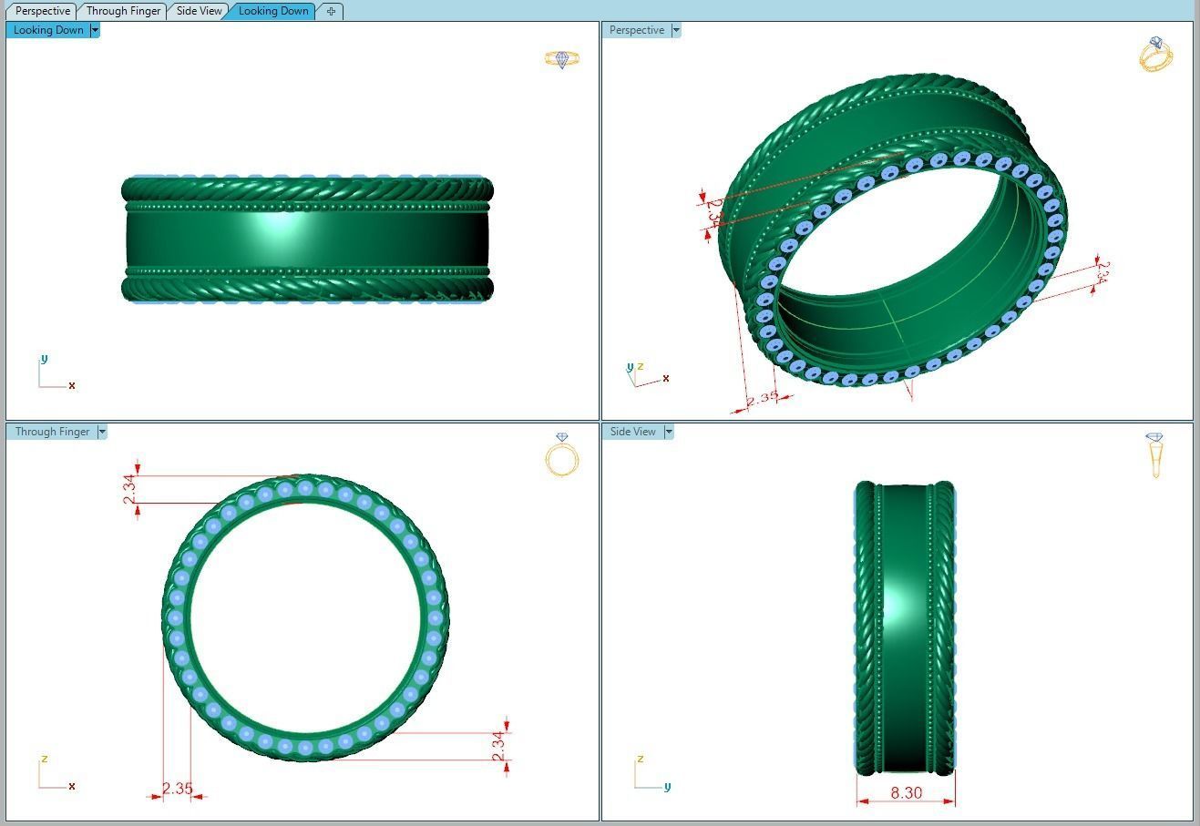 Ring291 3D print model_5
