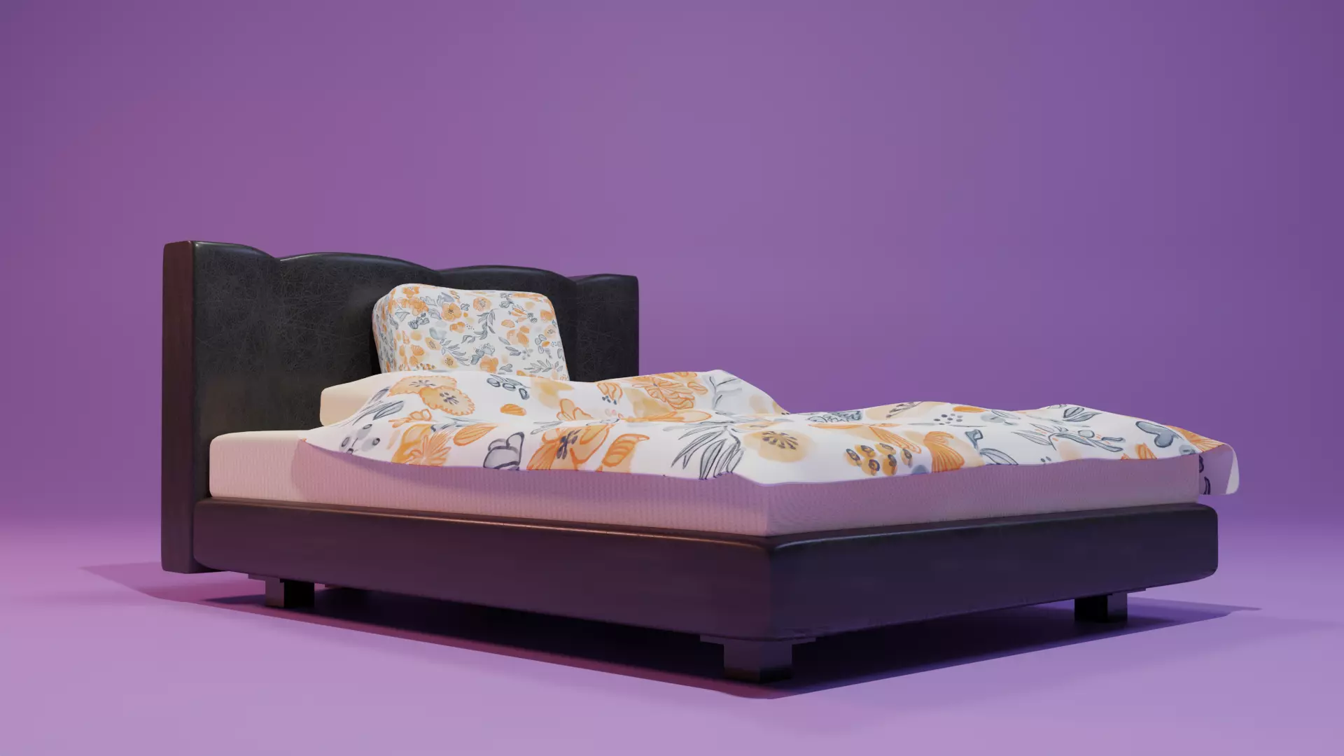 Classic Bed 3d Model Free 3D model