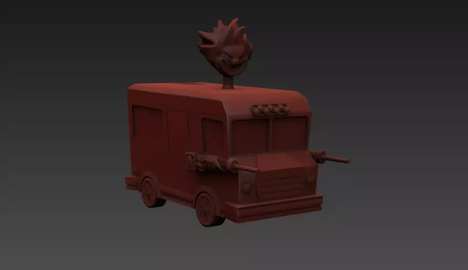 Sweet Tooth From Twisted Metal 2 3D print model