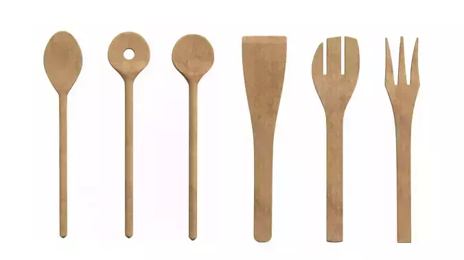 Kitchen Utensil Collection -Set of 6 3D model