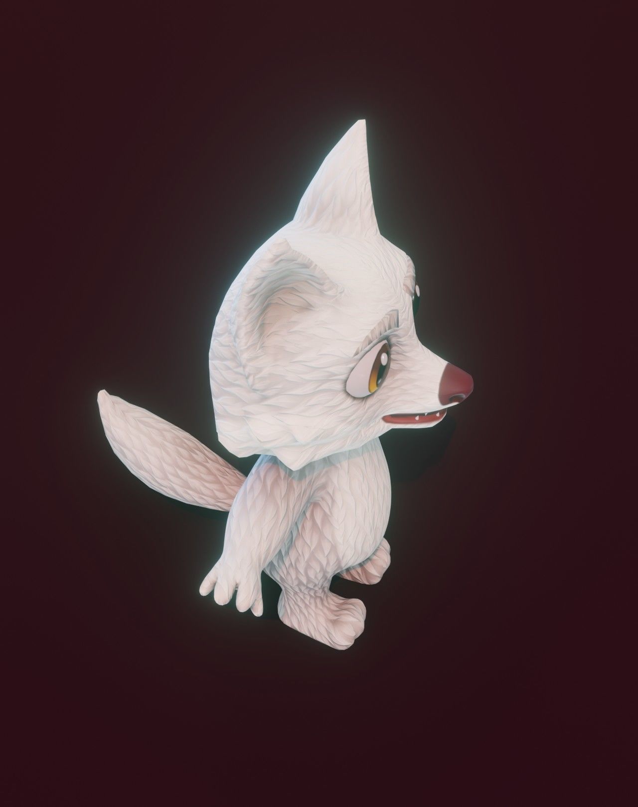 Cartoon Fox 3D Models Low-poly 3D model_27