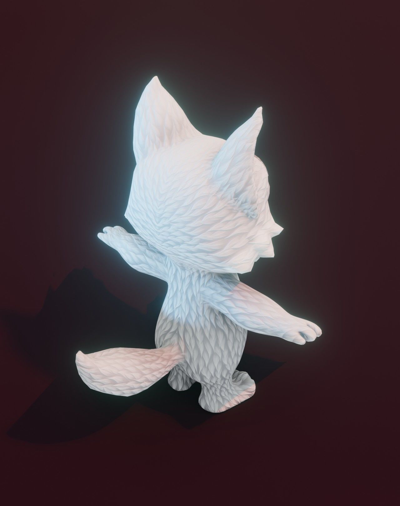 Cartoon Fox 3D Models Low-poly 3D model_26