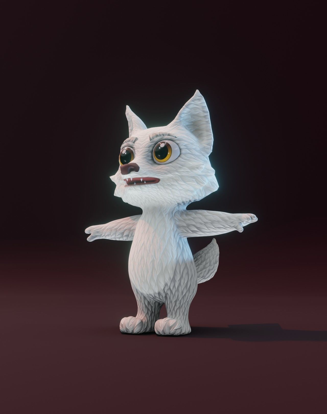 Cartoon Fox 3D Models Low-poly 3D model_35