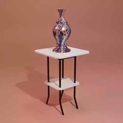 Decorative Vase and Stand