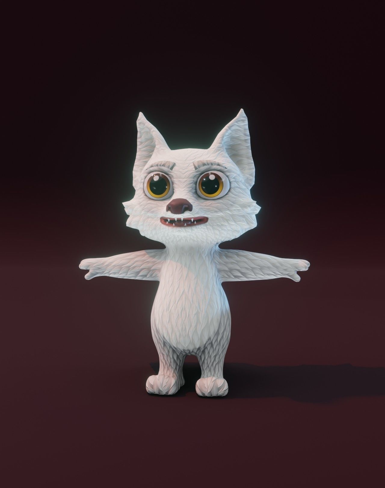 Cartoon Fox Rigged 3D Models Low-poly 3D model_24