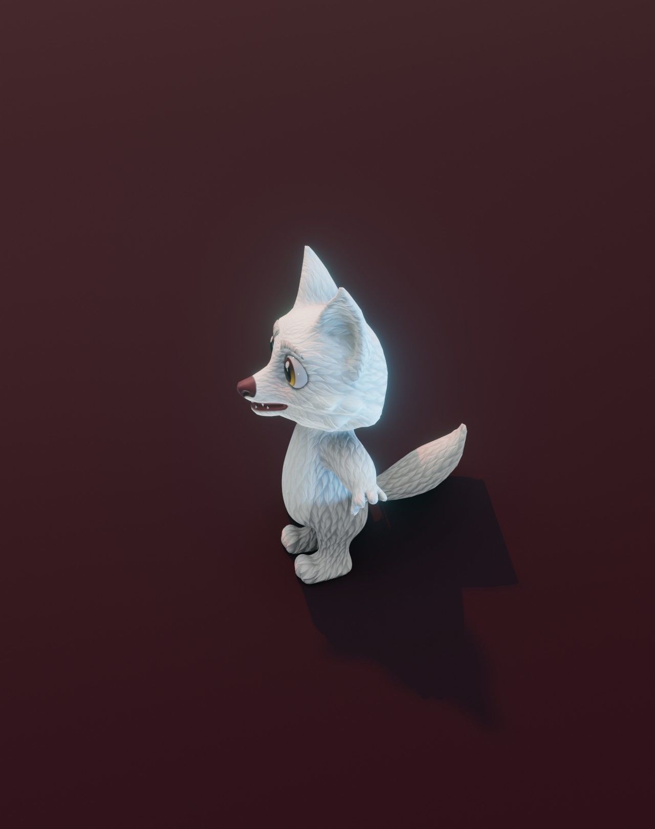 Cartoon Fox Rigged 3D Models Low-poly 3D model_39