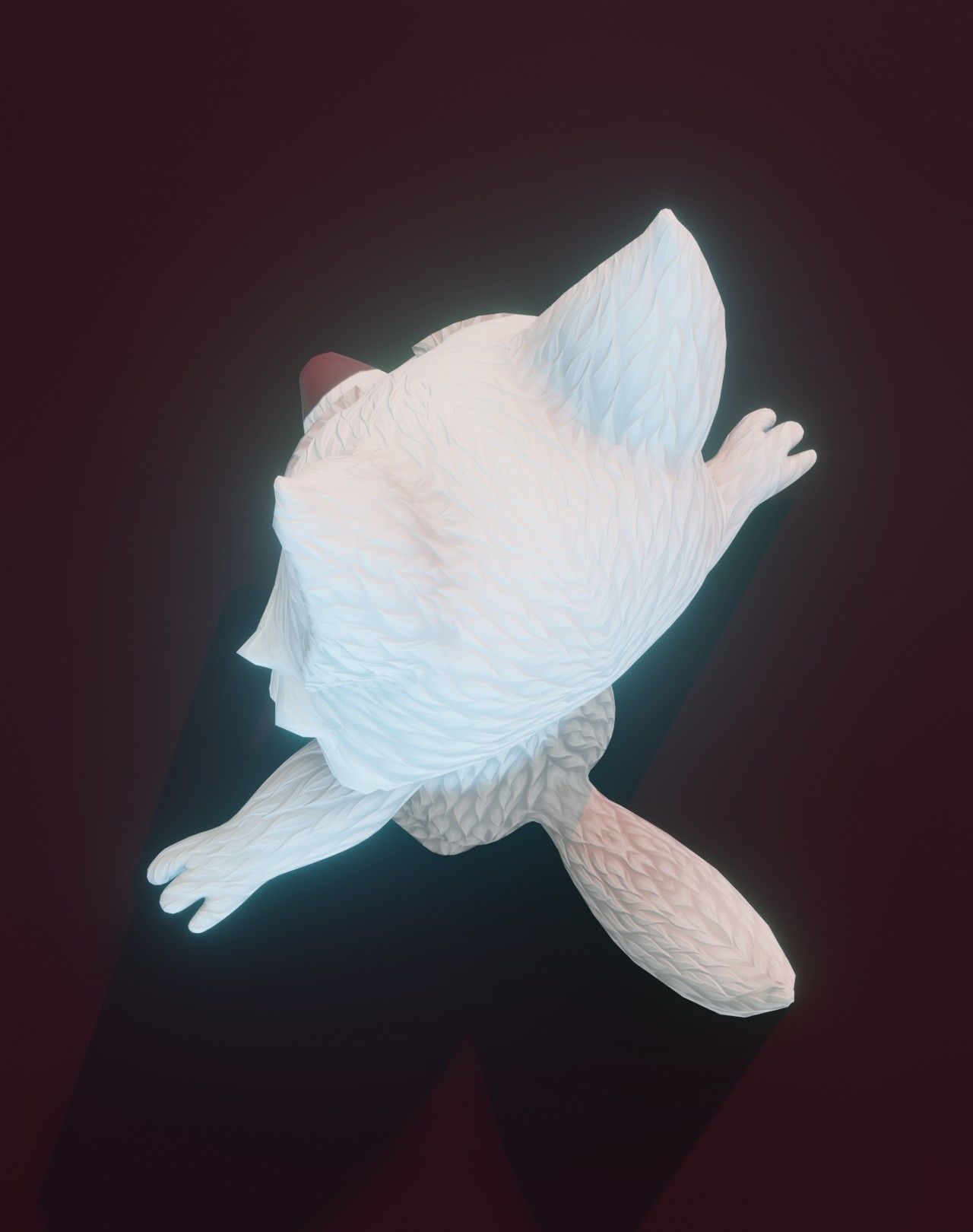 Cartoon Fox Rigged 3D Models Low-poly 3D model_26