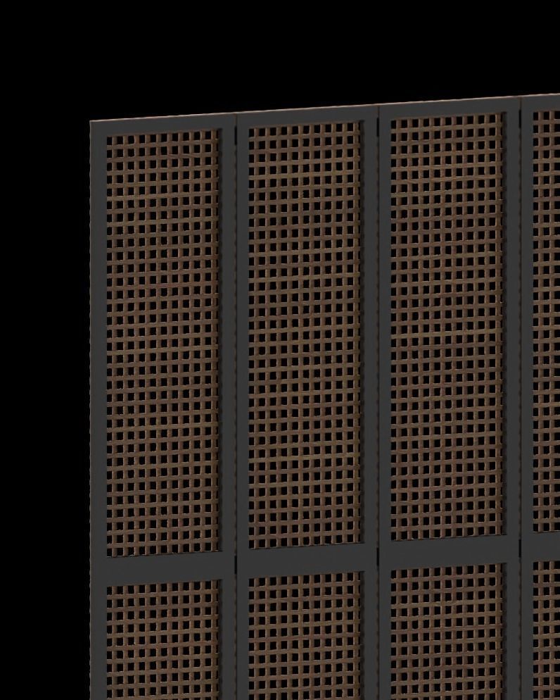 Venetiana2 perforated metal sheet Free 3D model_1