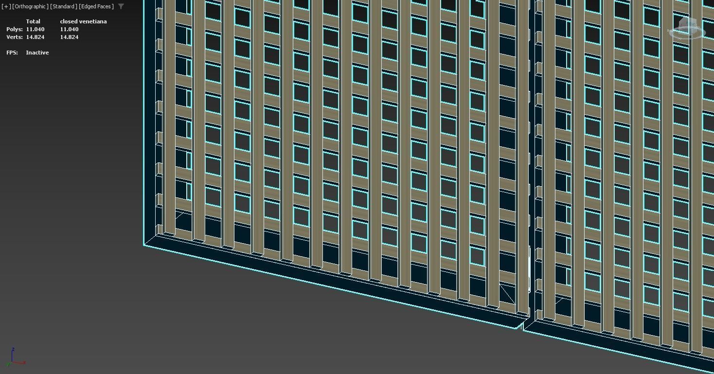 Venetiana2 perforated metal sheet Free 3D model_2