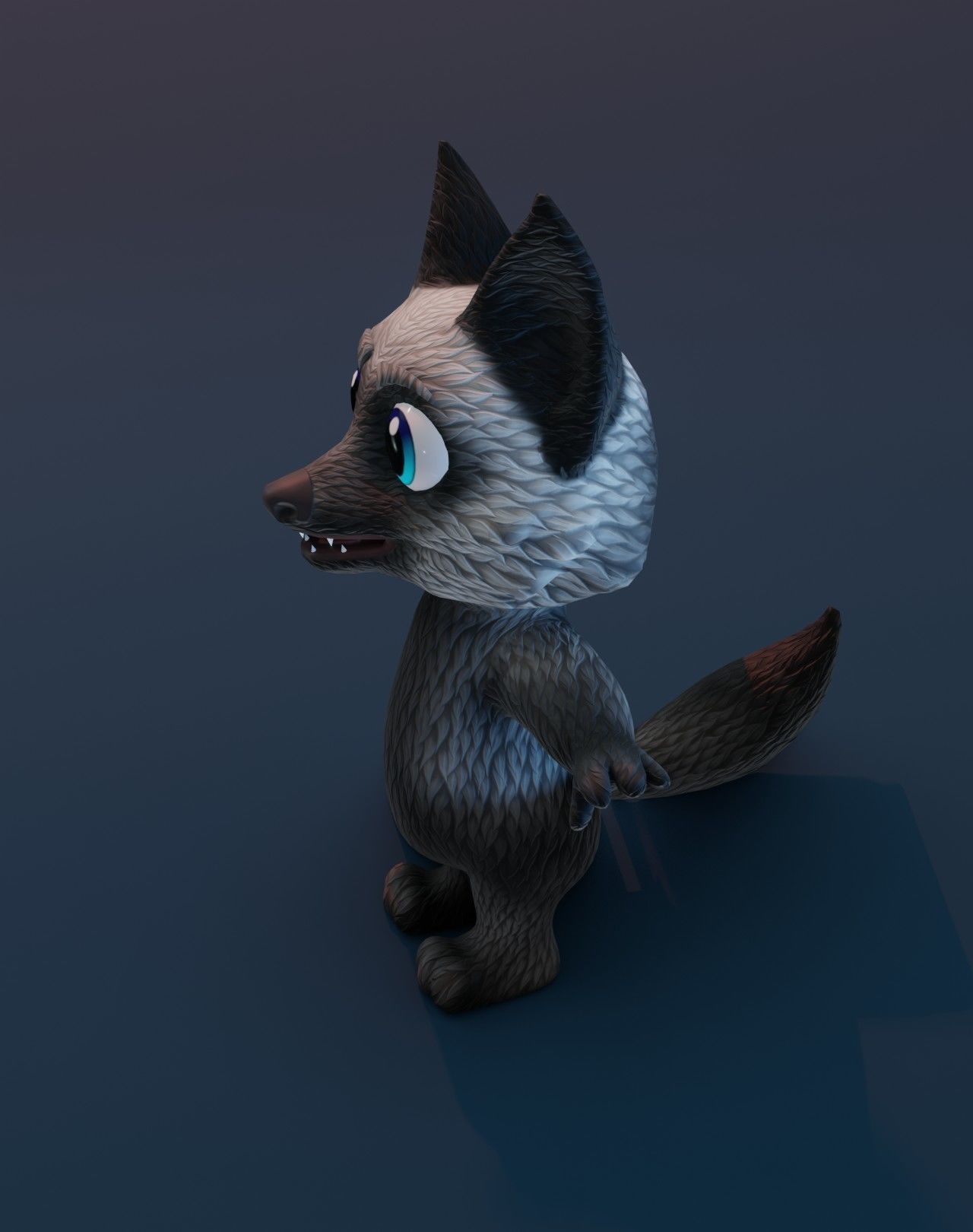 Cartoon Fox Rigged 3D Collection _47