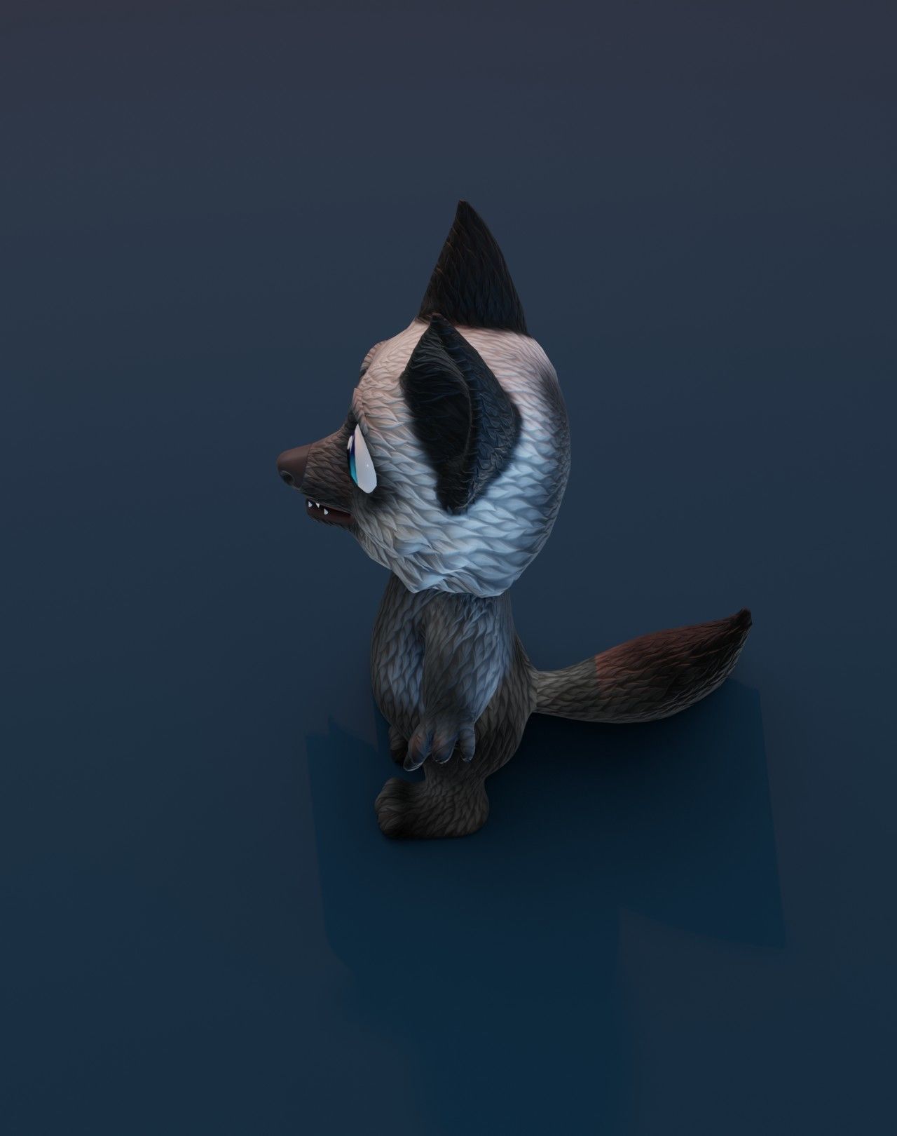 Cartoon Fox Rigged 3D Collection _51