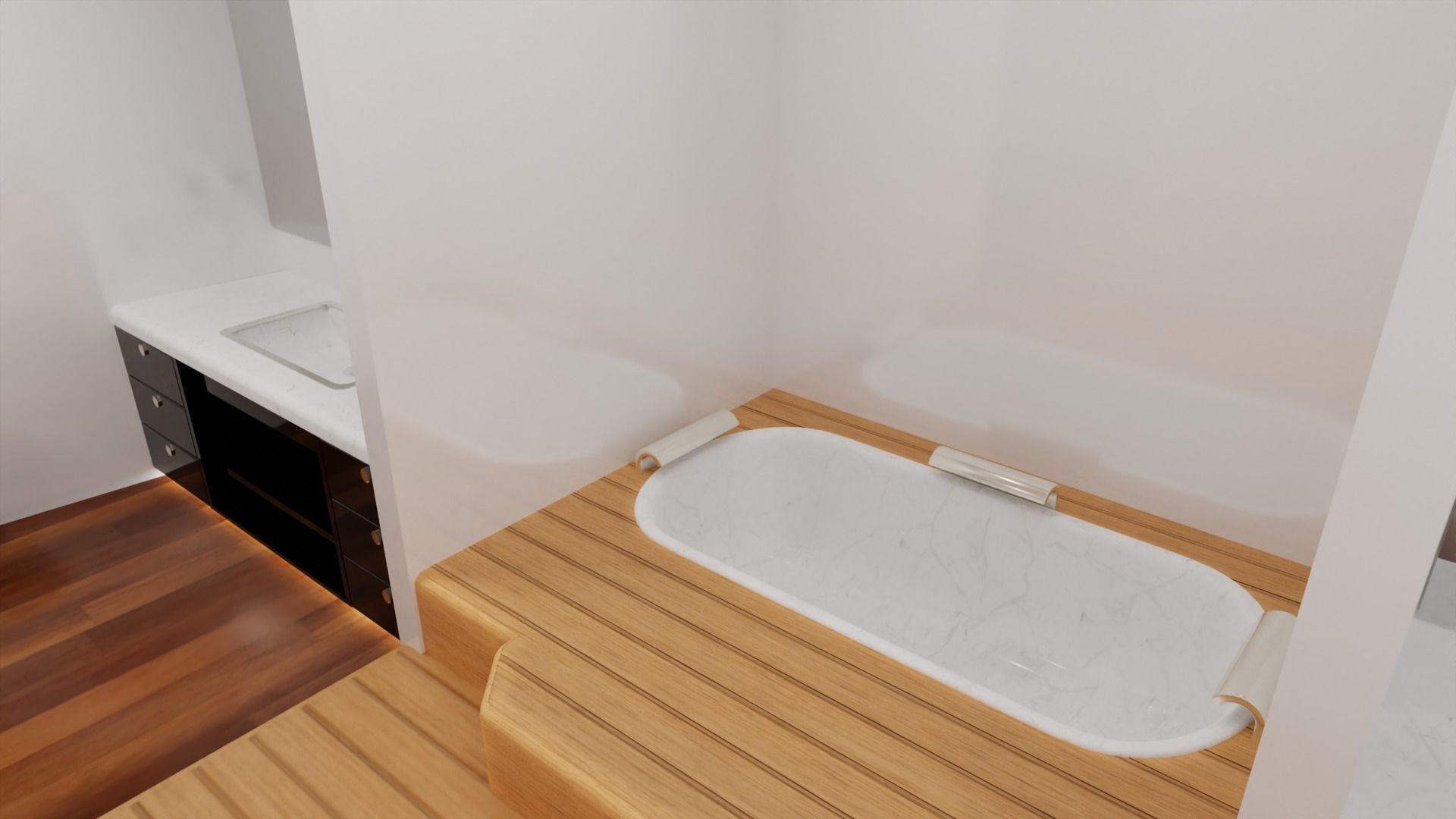 Yacht luxury  Low-poly 3D model_28