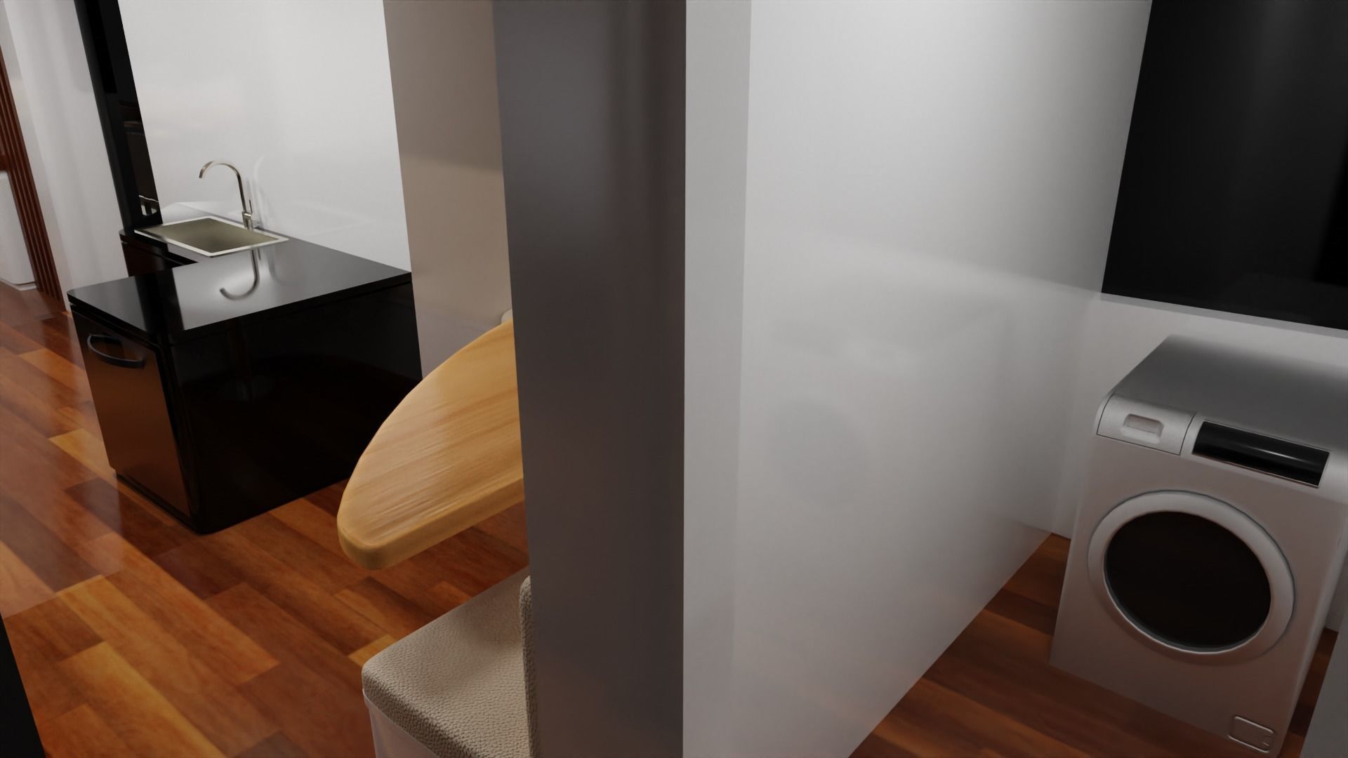 Yacht luxury  Low-poly 3D model_31