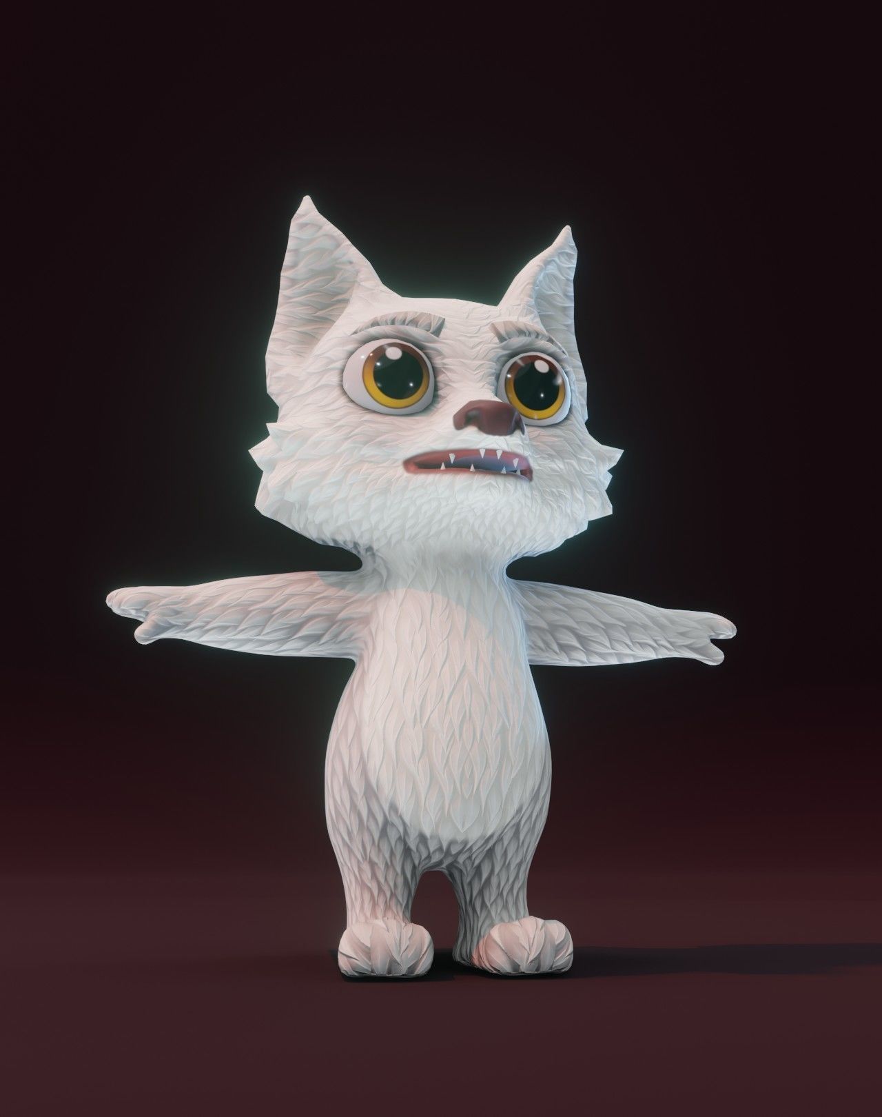 Cartoon Fox Animated 3D Models Low-poly 3D model_33