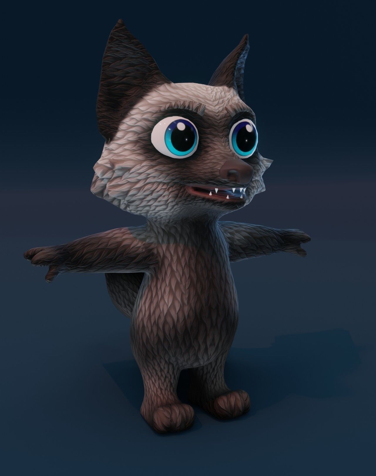 Cartoon Fox Animated 3D Models Low-poly 3D model_51