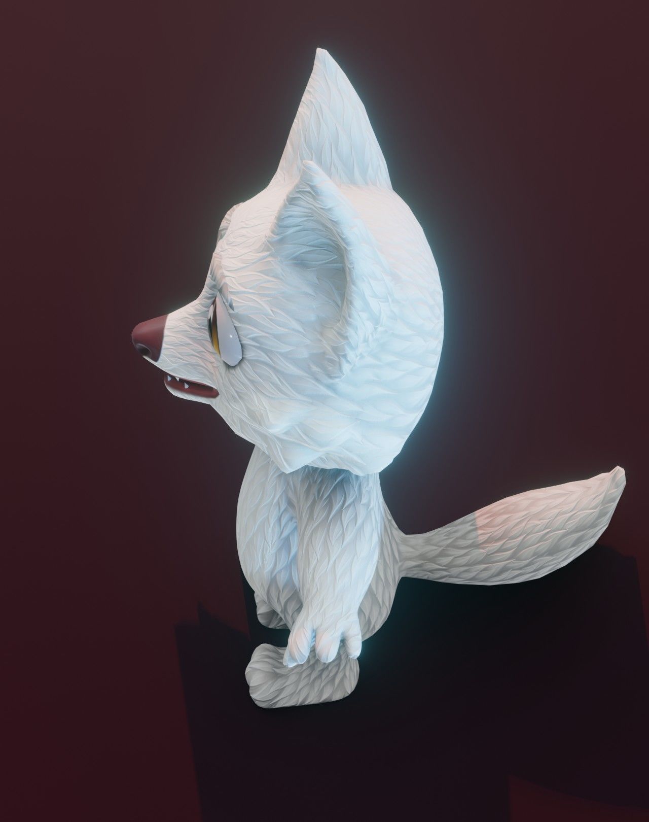 Cartoon Fox Animated 3D Models Low-poly 3D model_39