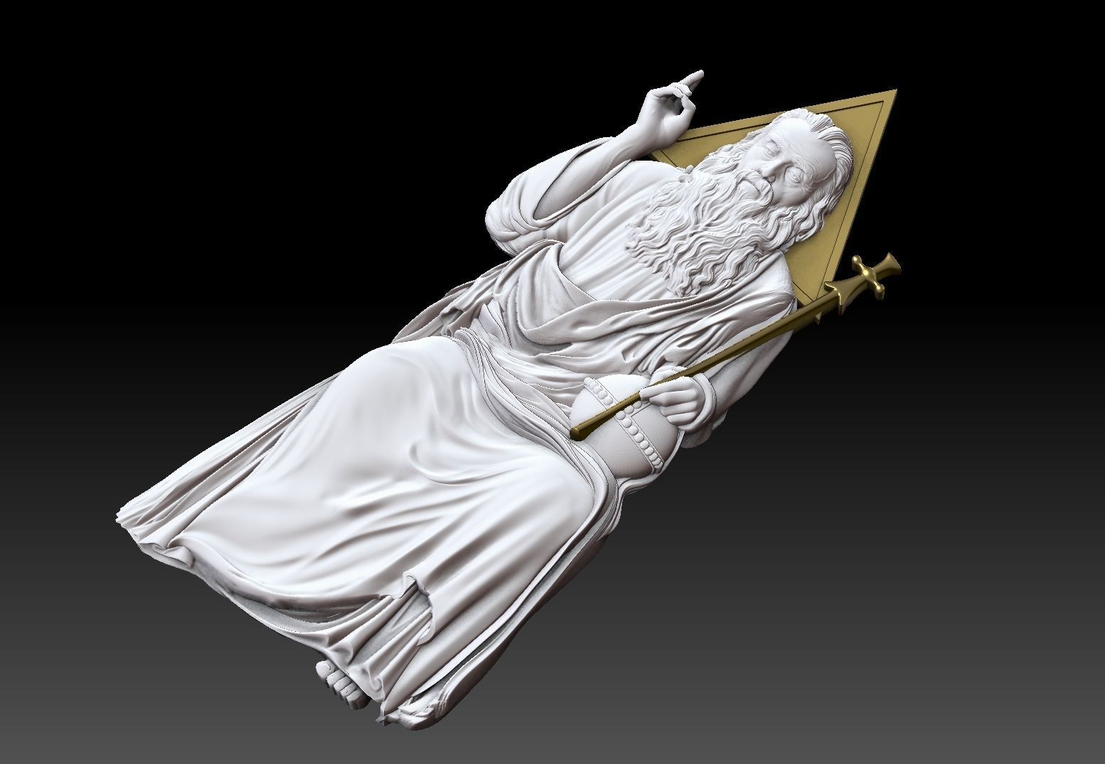 christian god 3D print model_4