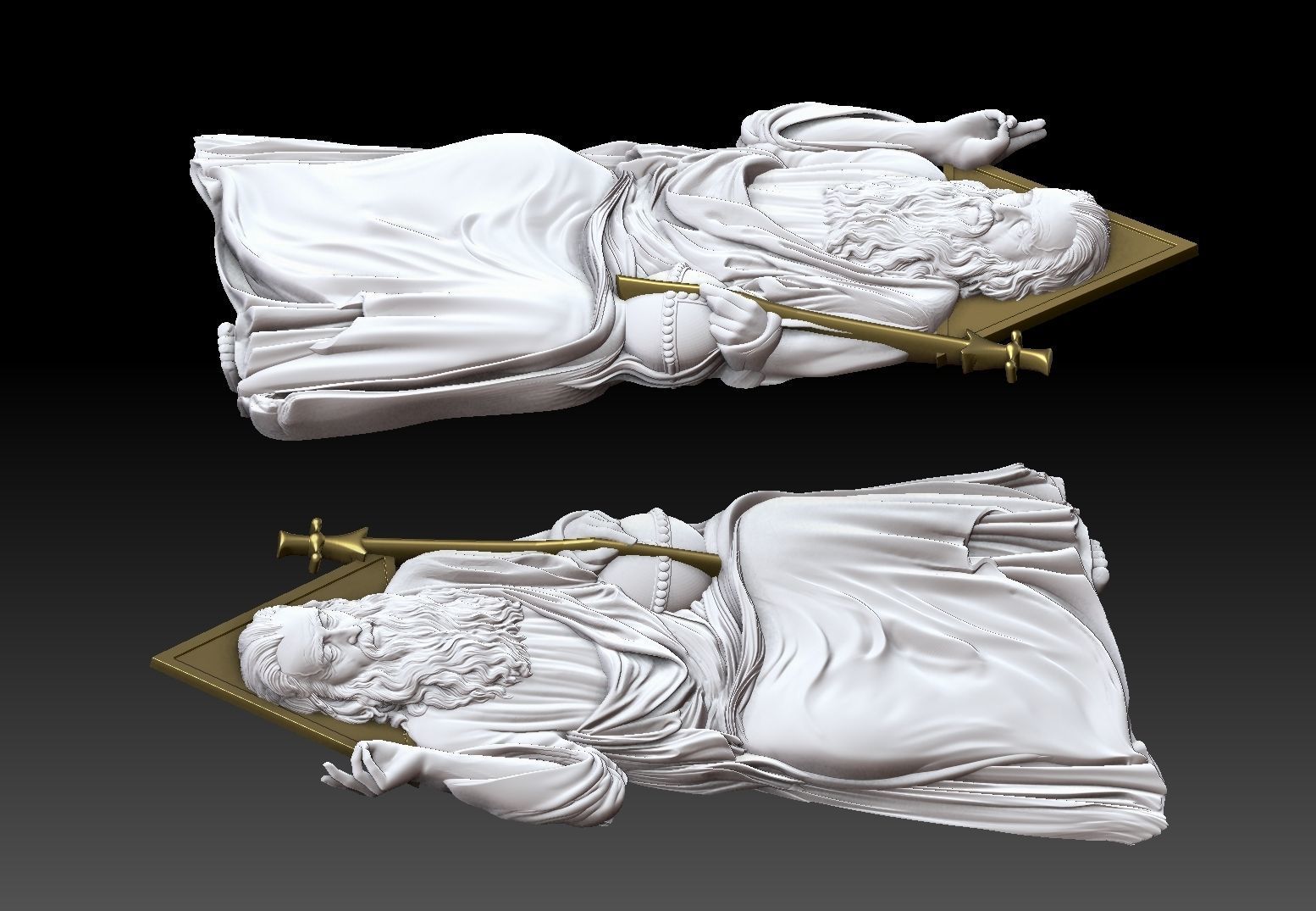christian god 3D print model_6