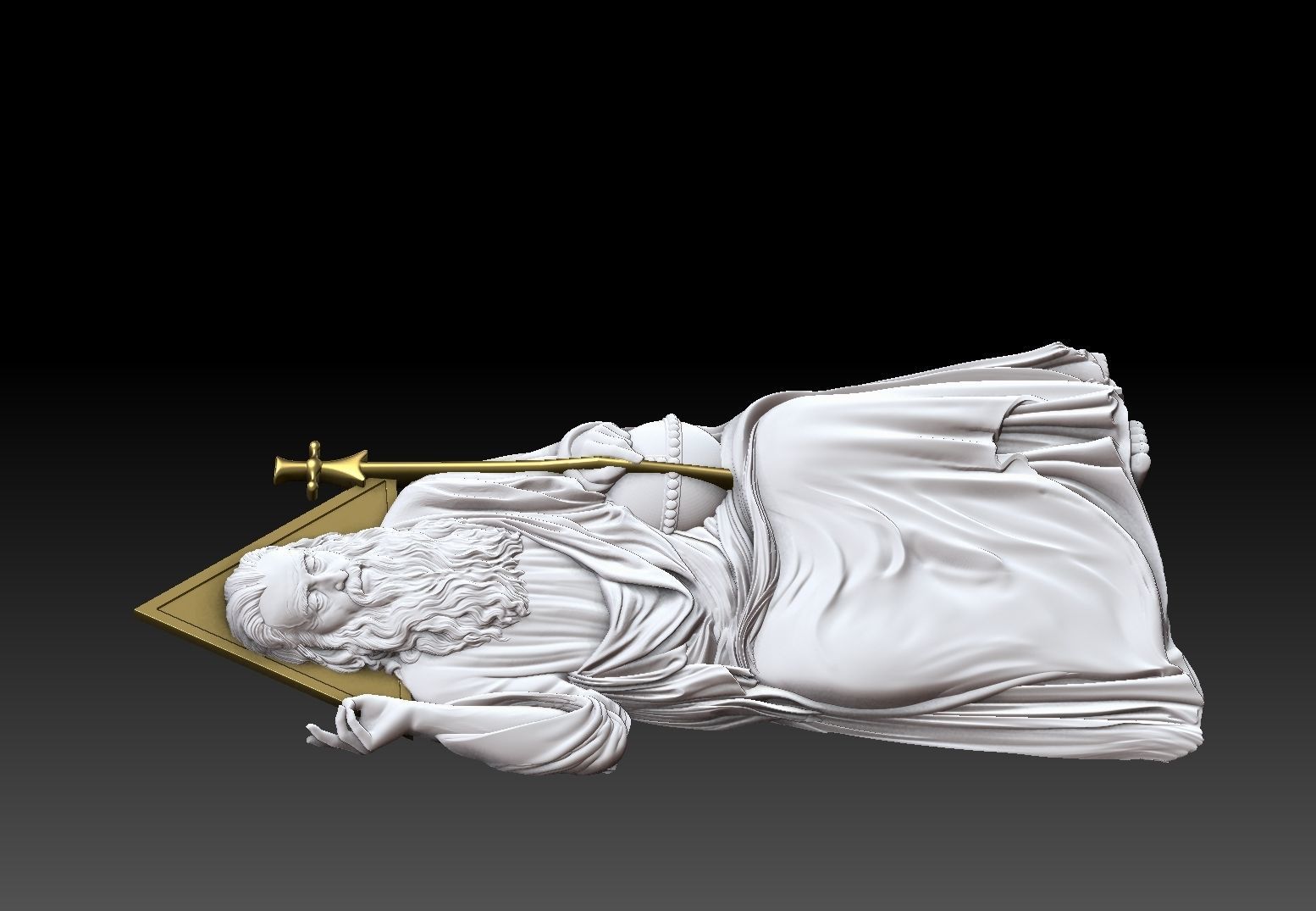 christian god 3D print model_1
