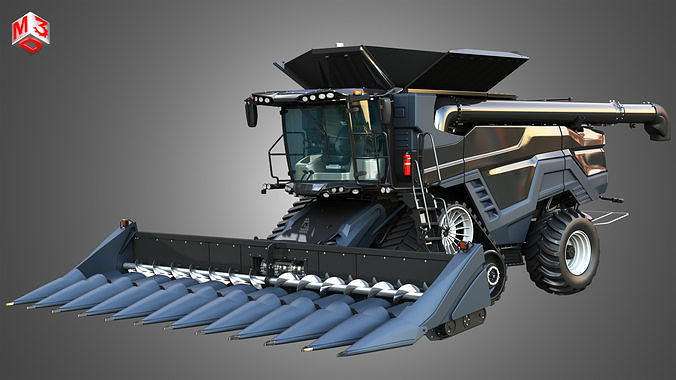 IDEAL - Combine Harvester - Corn Harvester Head 3D model