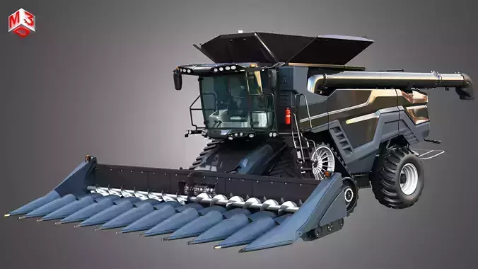 IDEAL - Combine Harvester - Corn Harvester Head 3D model