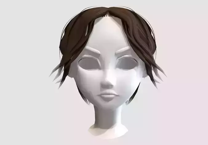 wavy anime hairstyle 