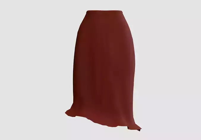 long red skirt 