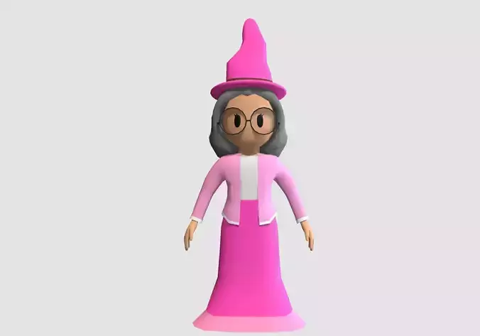 female cartoon witch 