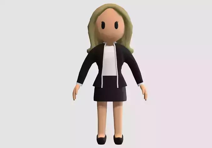 business cartoon woman 