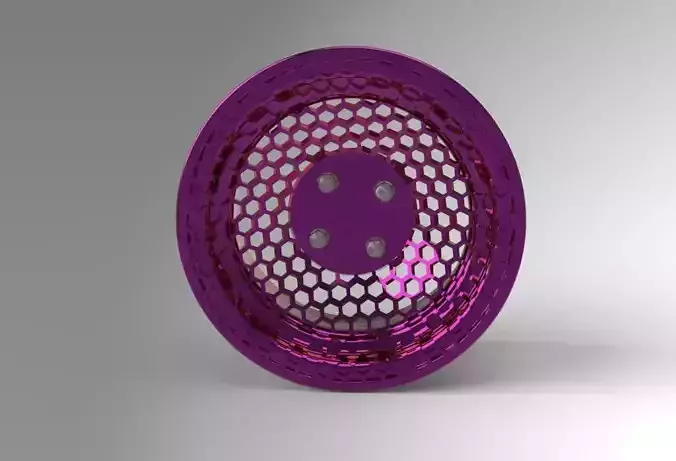 honey comb rims 3D model