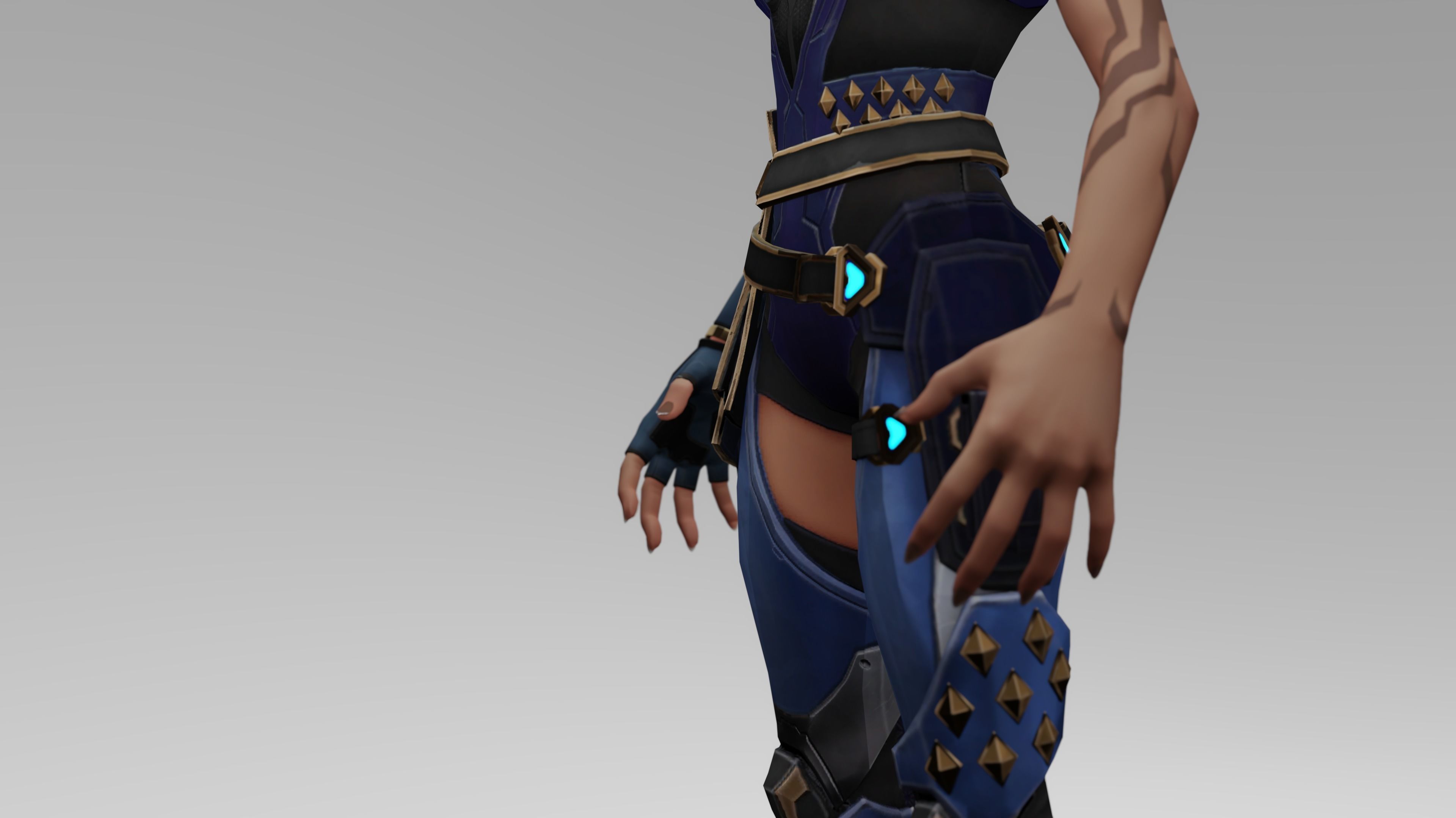 Valorant Reyna Low-poly 3D model_7