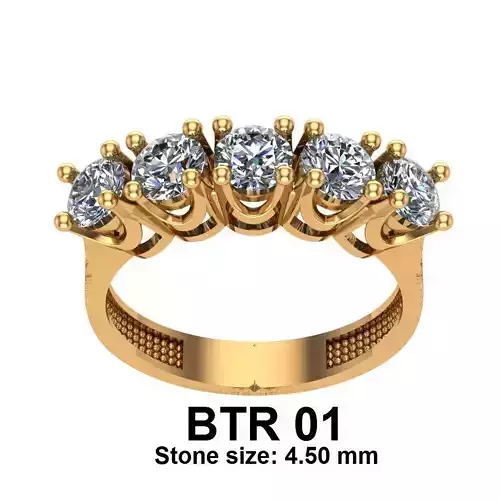 ring 1 diamond gold