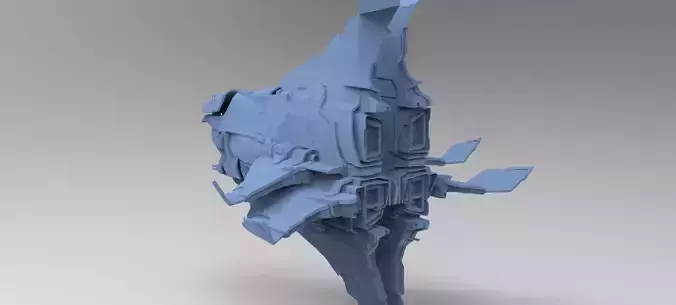 Star Glider Ship 1 3 3D model